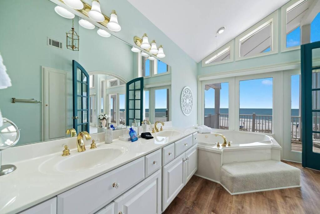 Oceanfront/Zero Steps To Beach/Views/4Br ガルフ・ショアーズ エクステリア 写真